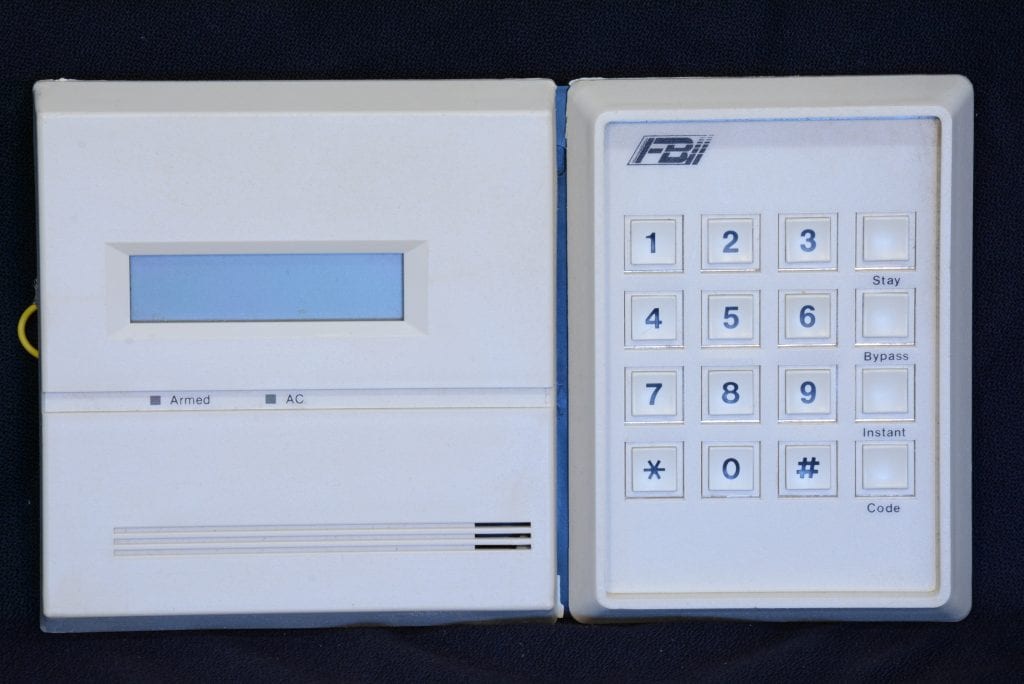 FBI LCD Keypad Wayne Alarm Systems