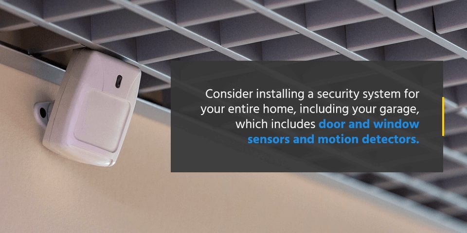 8 Tips For Garage Door Security Wayne, How To Install Garage Door Alarm Sensor