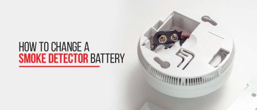 how to change a smoke detector battery