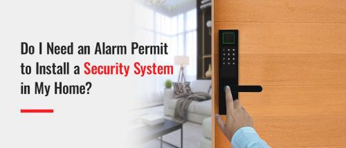 person using an access control lock to enter their home